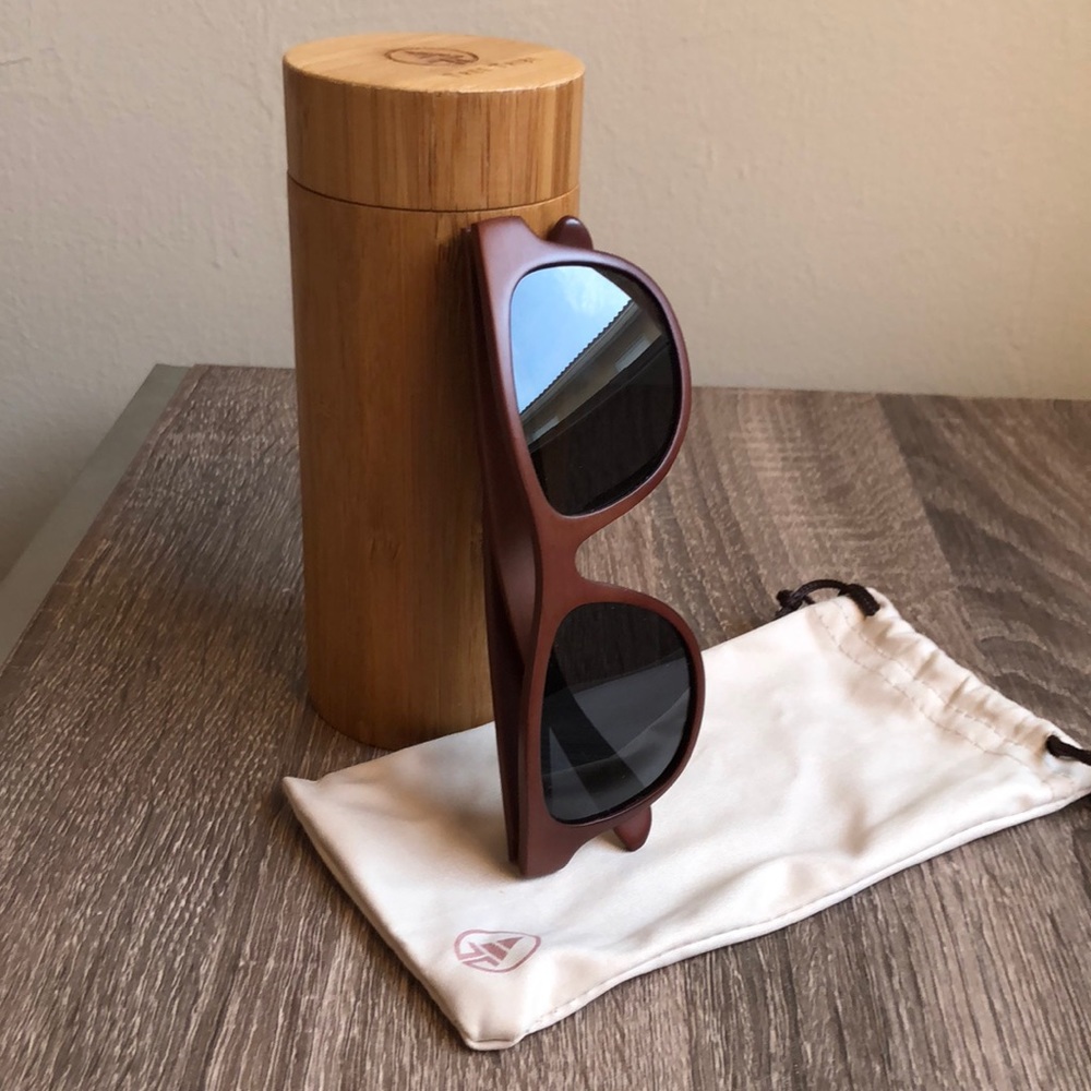 Tree Tribe Wooden Sunglasses. NWOT